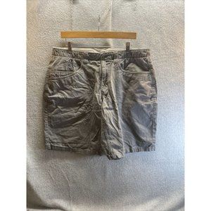 UNDER ARMOUR Men 36 Fitted Gray Cargo SHORTS Pants Knee Length Pockets Durable